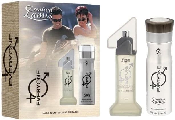 Creation Lamis Deluxe Everyone Perfume Gift Set for Unisex (Perfume de Toilette Body Spray Long Lasting Perfume Unisex Gift Set Of (100ML+200ML) - Al Kabayel Discount CentreCreation Lamis Deluxe Everyone Perfume Gift Set for Unisex (Perfume de Toilette Body Spray Long Lasting Perfume Unisex Gift Set Of (100ML+200ML)PerfumesCREATION LAMISAl Kabayel Discount Centre
