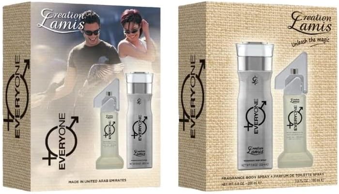 Creation Lamis Deluxe Everyone Perfume Gift Set for Unisex (Perfume de Toilette Body Spray Long Lasting Perfume Unisex Gift Set Of (100ML+200ML) - Al Kabayel Discount CentreCreation Lamis Deluxe Everyone Perfume Gift Set for Unisex (Perfume de Toilette Body Spray Long Lasting Perfume Unisex Gift Set Of (100ML+200ML)PerfumesCREATION LAMISAl Kabayel Discount Centre