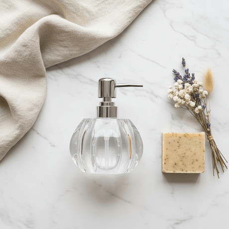 Crystal Clear Acrylic Soap Dispenser - 180ml - Al Kabayel Discount CentreCrystal Clear Acrylic Soap Dispenser - 180mlHolders & DispensersAKDCAl Kabayel Discount Centre