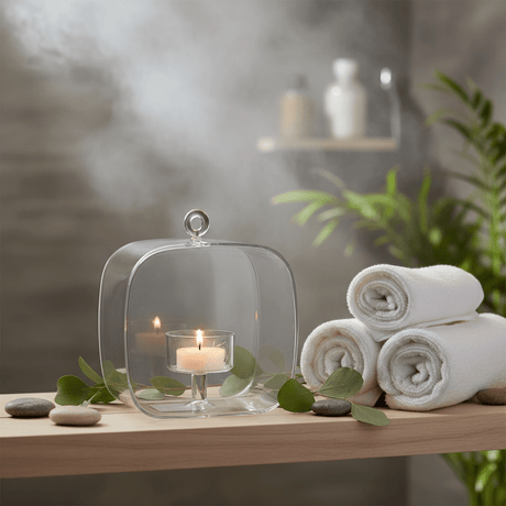 Crystal Clear Glass Candle Cloche | Tealight Dome Holder 12cm - Al Kabayel Discount CentreCrystal Clear Glass Candle Cloche | Tealight Dome Holder 12cmHome Décor AccentsAKDCAl Kabayel Discount Centre