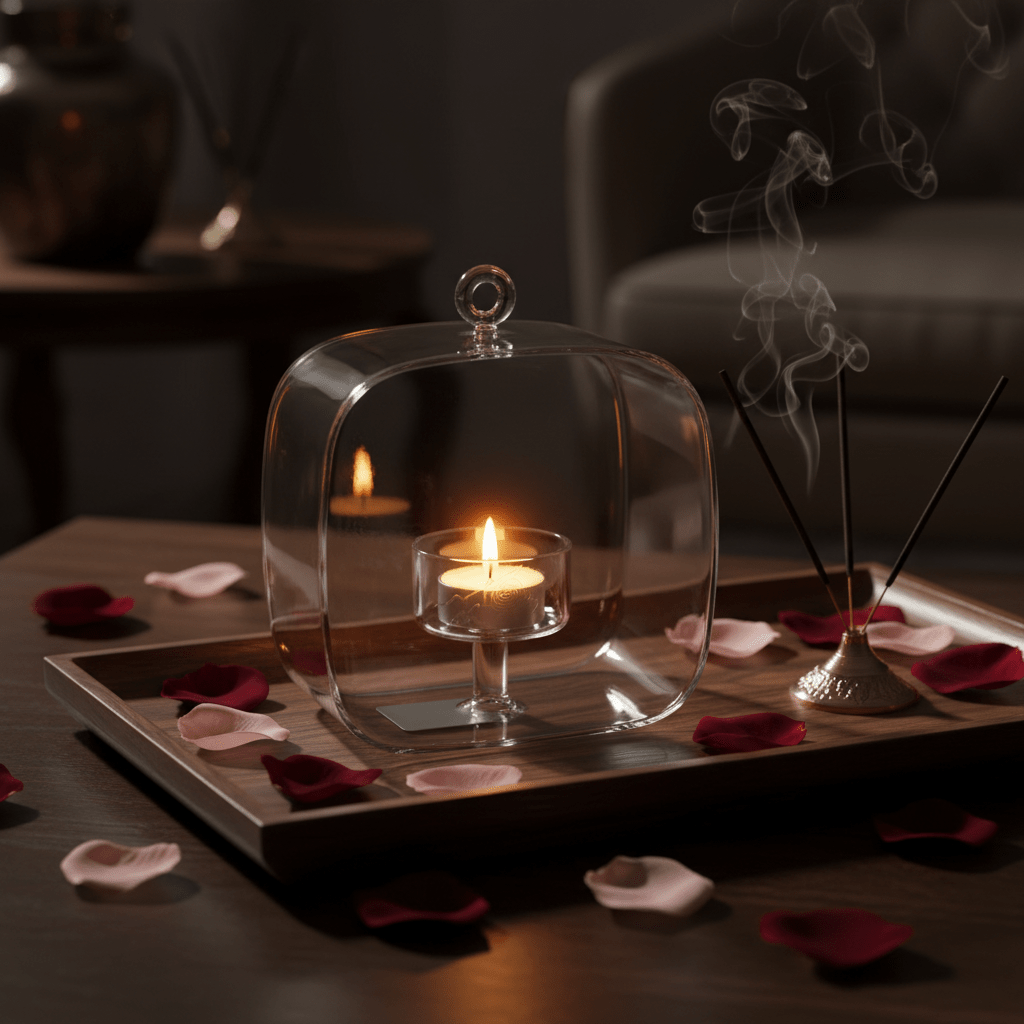 Crystal Clear Glass Candle Cloche | Tealight Dome Holder 12cm - Al Kabayel Discount CentreCrystal Clear Glass Candle Cloche | Tealight Dome Holder 12cmHome Décor AccentsAKDCAl Kabayel Discount Centre
