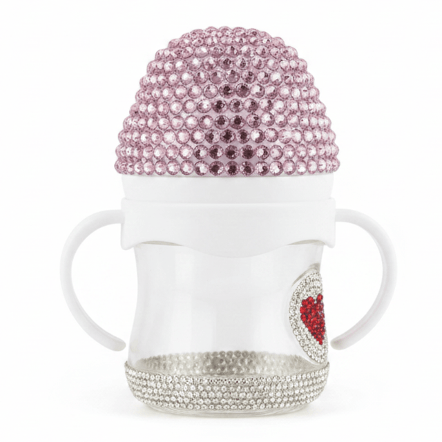 Crystal Crown Baby Glass Feeding Bottle – 120ml | Pink Diamond Edition - Al Kabayel Discount CentreCrystal Crown Baby Glass Feeding Bottle – 120ml | Pink Diamond EditionBaby ProductsAKDCAl Kabayel Discount Centre