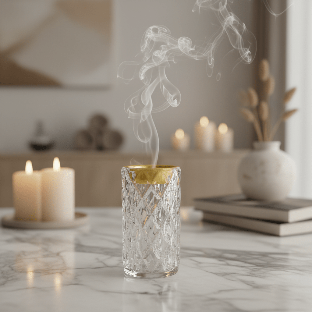 Crystal Diamond-Cut Glass Incense Burner - 14cm - Al Kabayel Discount CentreCrystal Diamond-Cut Glass Incense Burner - 14cmIncense BurnerAKDCAl Kabayel Discount Centre