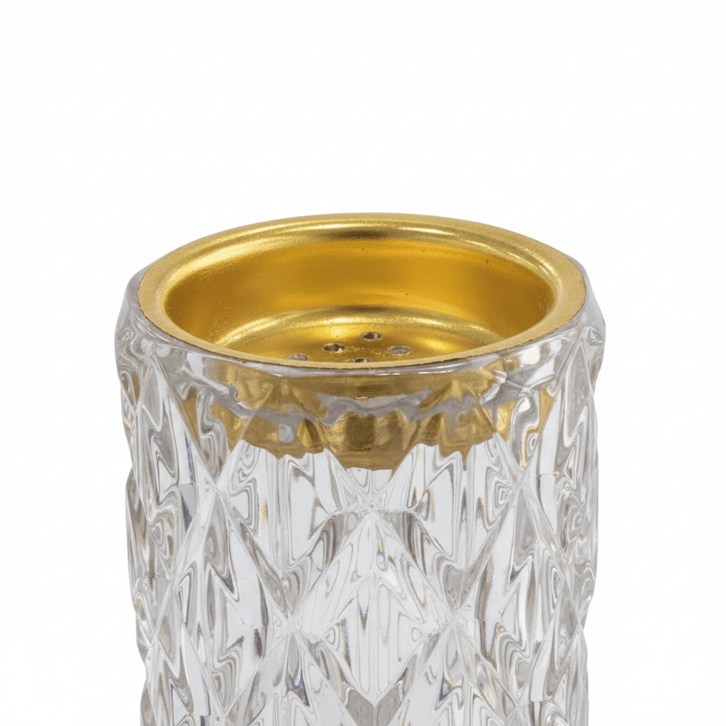 Crystal Diamond-Cut Glass Incense Burner - 14cm - Al Kabayel Discount CentreCrystal Diamond-Cut Glass Incense Burner - 14cmIncense BurnerAKDCAl Kabayel Discount Centre
