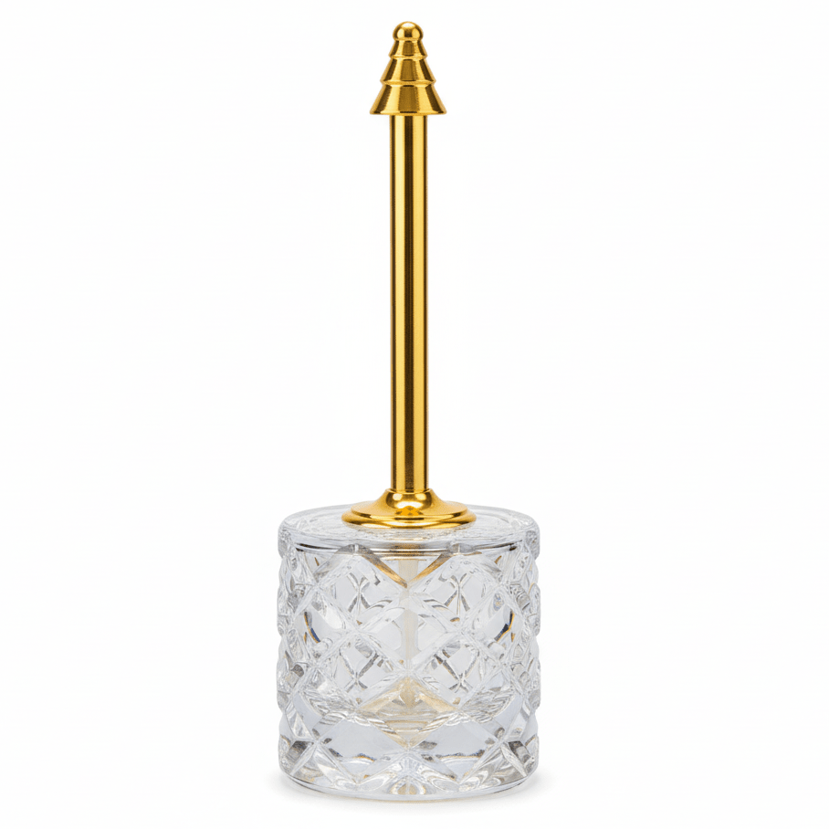 Crystal Diamond - Cut Perfume Sprinkler with Gold Handle | 100ml - Al Kabayel Discount CentreCrystal Diamond - Cut Perfume Sprinkler with Gold Handle | 100mlPerfume BottlesCRYSTALAl Kabayel Discount Centre