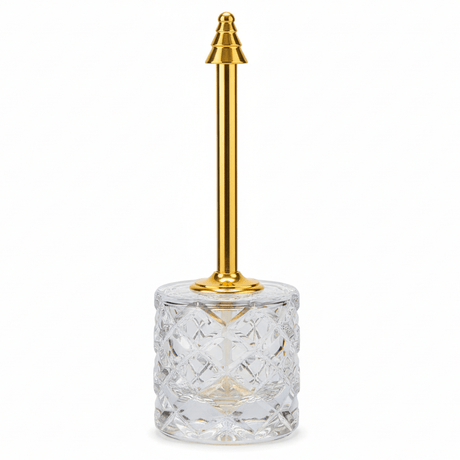 Crystal Diamond - Cut Perfume Sprinkler with Gold Handle | 100ml - Al Kabayel Discount CentreCrystal Diamond - Cut Perfume Sprinkler with Gold Handle | 100mlPerfume BottlesCRYSTALAl Kabayel Discount Centre