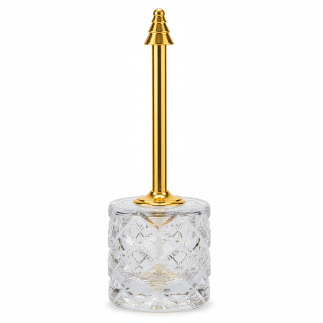 Crystal Diamond - Cut Perfume Sprinkler with Gold Handle | 100ml - Al Kabayel Discount CentreCrystal Diamond - Cut Perfume Sprinkler with Gold Handle | 100mlPerfume BottlesCRYSTALAl Kabayel Discount Centre