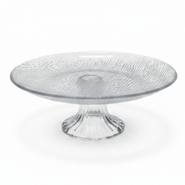 Crystal Footed Glass Candy Plate — 20×8 cm - Al Kabayel Discount CentreCrystal Footed Glass Candy Plate — 20×8 cmServing TraysAKDCAl Kabayel Discount Centre