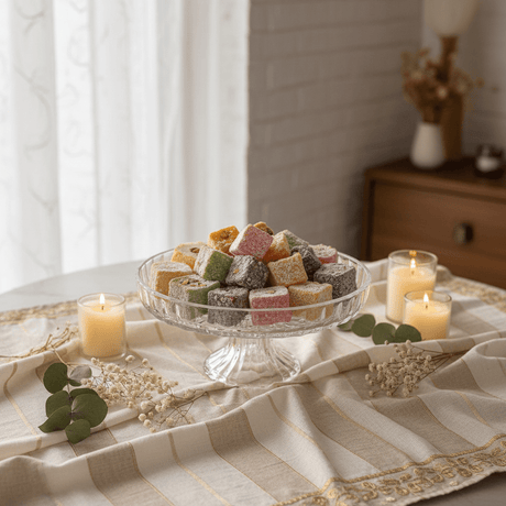 Crystal Footed Glass Candy Plate | Cut Glass Pedestal Serving Dish | 17×8 cm - Al Kabayel Discount CentreCrystal Footed Glass Candy Plate | Cut Glass Pedestal Serving Dish | 17×8 cmServing TraysAKDCAl Kabayel Discount Centre
