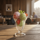 Crystal Footed Glass Ice Cream Cup – 190ml | Ruffled Rim Dessert Sundae Glass - Al Kabayel Discount CentreCrystal Footed Glass Ice Cream Cup – 190ml | Ruffled Rim Dessert Sundae GlassTumblersAKDCAl Kabayel Discount Centre