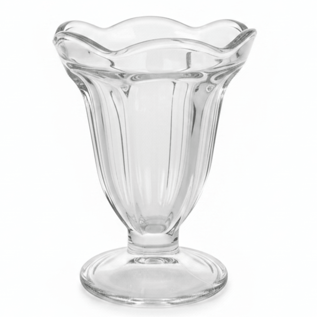 Crystal Footed Glass Ice Cream Cup – 190ml | Ruffled Rim Dessert Sundae Glass - Al Kabayel Discount CentreCrystal Footed Glass Ice Cream Cup – 190ml | Ruffled Rim Dessert Sundae GlassTumblersAKDCAl Kabayel Discount Centre