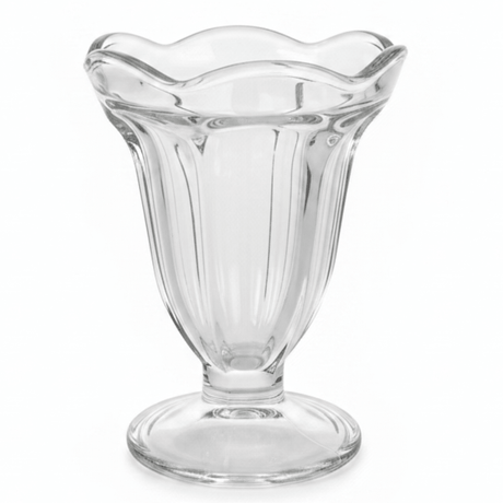 Crystal Footed Glass Ice Cream Cup – 190ml | Ruffled Rim Dessert Sundae Glass - Al Kabayel Discount CentreCrystal Footed Glass Ice Cream Cup – 190ml | Ruffled Rim Dessert Sundae GlassTumblersAKDCAl Kabayel Discount Centre