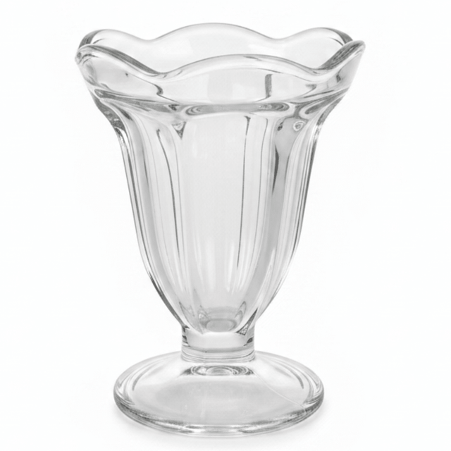 Crystal Footed Glass Ice Cream Cup – 190ml | Ruffled Rim Dessert Sundae Glass - Al Kabayel Discount CentreCrystal Footed Glass Ice Cream Cup – 190ml | Ruffled Rim Dessert Sundae GlassTumblersAKDCAl Kabayel Discount Centre