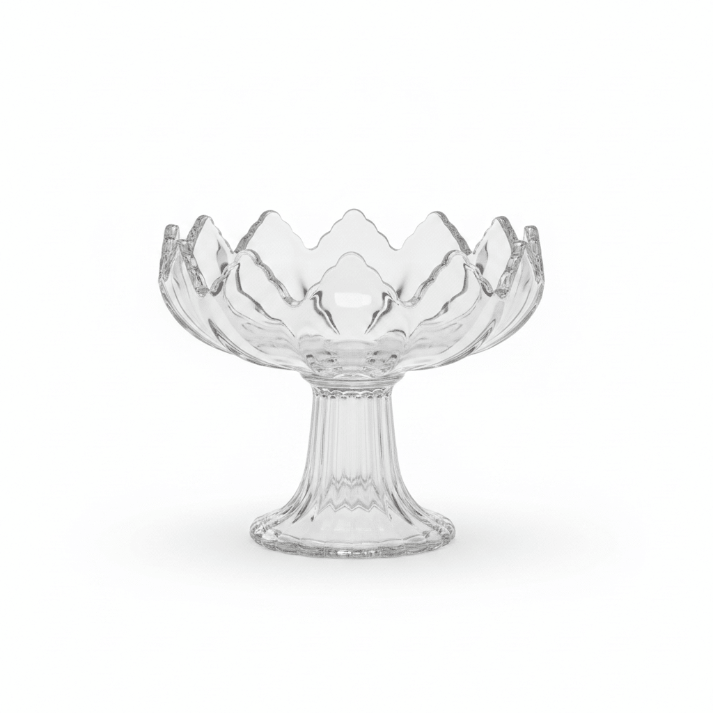 Crystal Glass Footed Candy Bowl - 12×14 cm - Al Kabayel Discount CentreCrystal Glass Footed Candy Bowl - 12×14 cmBowlsAKDCAl Kabayel Discount Centre