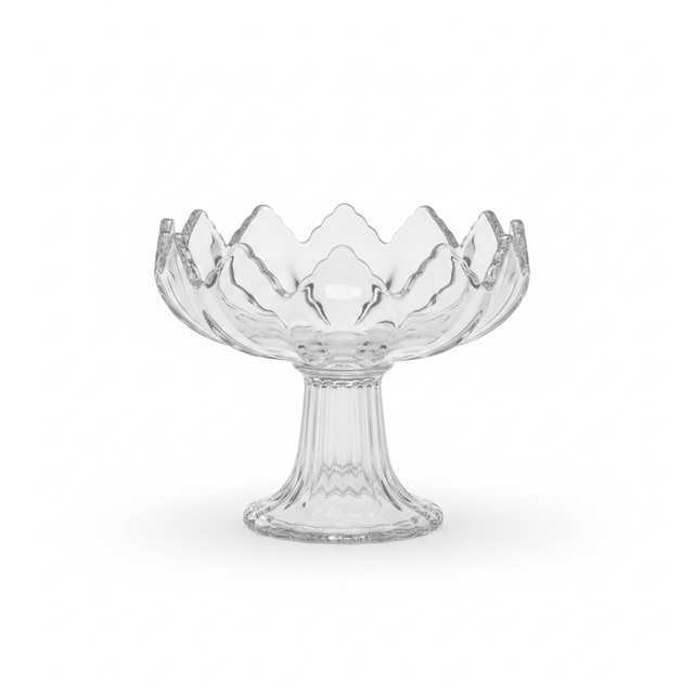 Crystal Glass Footed Candy Bowl - 12×14 cm - Al Kabayel Discount CentreCrystal Glass Footed Candy Bowl - 12×14 cmBowlsAKDCAl Kabayel Discount Centre
