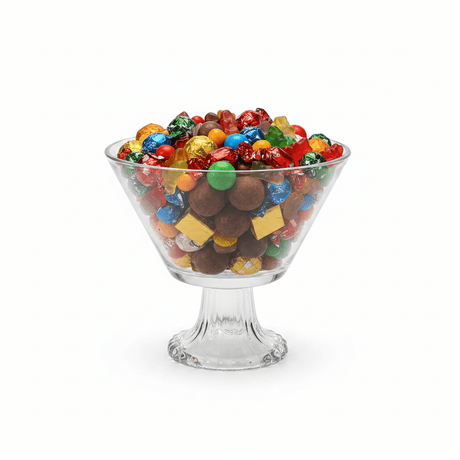 Crystal Glass Footed Candy Bowl - 15×15 cm - Al Kabayel Discount CentreCrystal Glass Footed Candy Bowl - 15×15 cmBowlsAKDCAl Kabayel Discount Centre