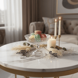 Crystal Glass Footed Candy Tray - 12×15 cm - Al Kabayel Discount CentreCrystal Glass Footed Candy Tray - 12×15 cmServing TraysAKDCAl Kabayel Discount Centre