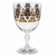 Crystal Glass Footed Stem Glass with Gold & Black Design - 9 x 16 cm - Al Kabayel Discount CentreCrystal Glass Footed Stem Glass with Gold & Black Design - 9 x 16 cmTumblersAKDCAl Kabayel Discount Centre