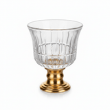 Crystal & Gold Footed Cawa Cup Set — 6 Pieces | 80ml | Premium Arabic Coffee Glasses - Al Kabayel Discount CentreCrystal & Gold Footed Cawa Cup Set — 6 Pieces | 80ml | Premium Arabic Coffee GlassesTea CupsAMECOAl Kabayel Discount Centre