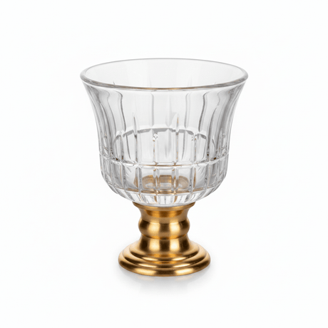 Crystal & Gold Footed Cawa Cup Set — 6 Pieces | 80ml | Premium Arabic Coffee Glasses - Al Kabayel Discount CentreCrystal & Gold Footed Cawa Cup Set — 6 Pieces | 80ml | Premium Arabic Coffee GlassesTea CupsAMECOAl Kabayel Discount Centre