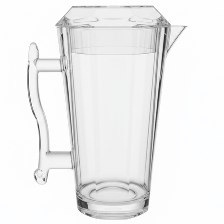 Crystal Hexa Contemporary Clear Hexagon Acrylic Beverage Jug – 2.2 Litre Capacity - Al Kabayel Discount CentreCrystal Hexa Contemporary Clear Hexagon Acrylic Beverage Jug – 2.2 Litre CapacityJugsAKDCAl Kabayel Discount Centre