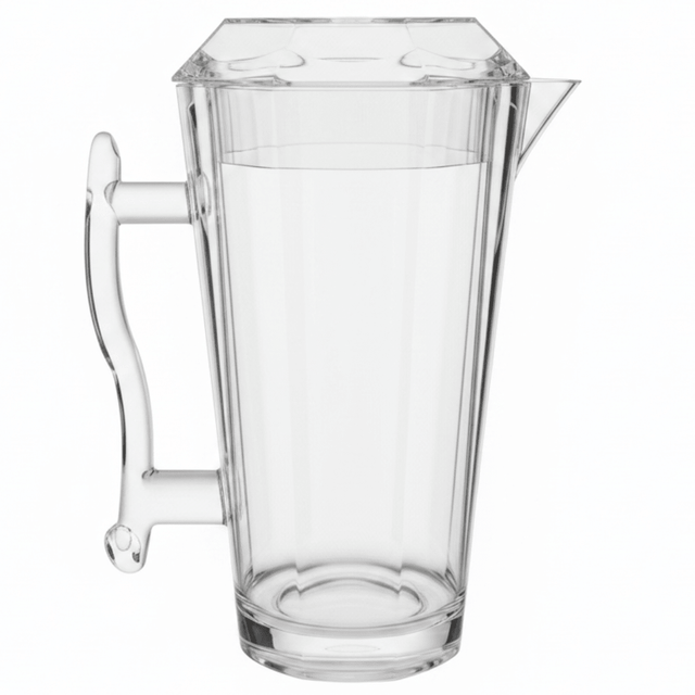 Crystal Hexa Contemporary Clear Hexagon Acrylic Beverage Jug – 2.2 Litre Capacity - Al Kabayel Discount CentreCrystal Hexa Contemporary Clear Hexagon Acrylic Beverage Jug – 2.2 Litre CapacityJugsAKDCAl Kabayel Discount Centre