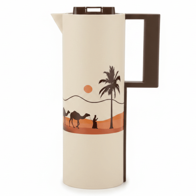 Crystal House Cream Vacuum Flask – Arabian Desert Edition | 1 Litre - Al Kabayel Discount CentreCrystal House Cream Vacuum Flask – Arabian Desert Edition | 1 LitreThermosCRYSTAL HOUSEAl Kabayel Discount Centre