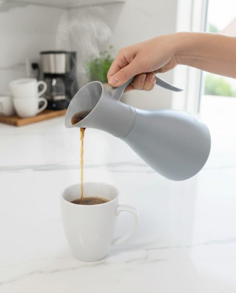 CRYSTAL HOUSE Modern Stainless Steel Vacuum Flask 600ml – Stylish Gray Thermal Flask for Hot & Cold Beverages – Compact & Durable Everyday Thermos - Al Kabayel Discount CentreCRYSTAL HOUSE Modern Stainless Steel Vacuum Flask 600ml – Stylish Gray Thermal Flask for Hot & Cold Beverages – Compact & Durable Everyday ThermosThermosCRYSTLE HOUSEAl Kabayel Discount Centre
