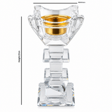 Crystal Incense Burner with Gold Insert - 17 × 6 cm - Al Kabayel Discount CentreCrystal Incense Burner with Gold Insert - 17 × 6 cmIncense BurnersAKDCAl Kabayel Discount Centre