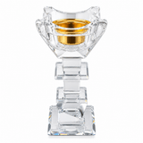 Crystal Incense Burner with Gold Insert - 17 × 6 cm - Al Kabayel Discount CentreCrystal Incense Burner with Gold Insert - 17 × 6 cmIncense BurnersAKDCAl Kabayel Discount Centre