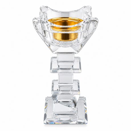 Crystal Incense Burner with Gold Insert - 17 × 6 cm - Al Kabayel Discount CentreCrystal Incense Burner with Gold Insert - 17 × 6 cmIncense BurnersAKDCAl Kabayel Discount Centre