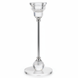 Crystal & Silver Metal Decorative Candle Holder for Elegant Home and Event Styling – 18cm - Al Kabayel Discount CentreCrystal & Silver Metal Decorative Candle Holder for Elegant Home and Event Styling – 18cmHome Décor AccentsAKDCAl Kabayel Discount Centre