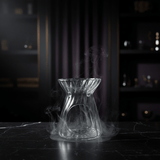 Crystal Twist Glass Aromatherapy Burner – 11cm - Al Kabayel Discount CentreCrystal Twist Glass Aromatherapy Burner – 11cmHome Décor AccentsAKDCAl Kabayel Discount Centre