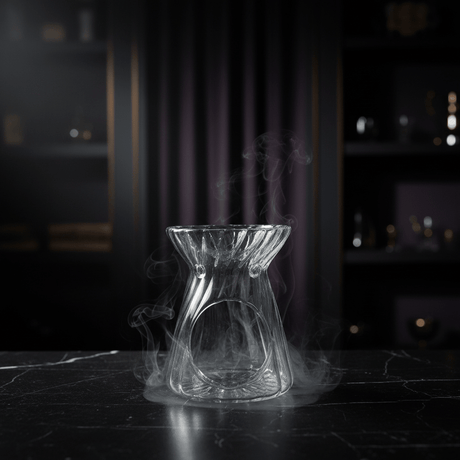 Crystal Twist Glass Aromatherapy Burner – 11cm - Al Kabayel Discount CentreCrystal Twist Glass Aromatherapy Burner – 11cmHome Décor AccentsAKDCAl Kabayel Discount Centre