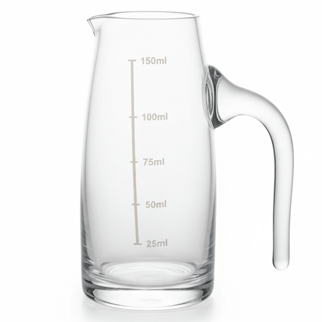 CrystalServe 150ml Mini Clear Glass Dispenser with Glass Handle – Compact Beverage Pourer for Syrup, Oil & Specialty Drinks - Al Kabayel Discount CentreCrystalServe 150ml Mini Clear Glass Dispenser with Glass Handle – Compact Beverage Pourer for Syrup, Oil & Specialty DrinksJugsCRYSTALAl Kabayel Discount Centre