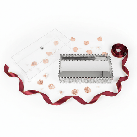 CrystalServe Premium Rectangle Silver Snack Serving Tray with Transparent Acrylic Lid – 36 × 16.5 cm - Al Kabayel Discount CentreCrystalServe Premium Rectangle Silver Snack Serving Tray with Transparent Acrylic Lid – 36 × 16.5 cmServing TraysAKDCAl Kabayel Discount Centre