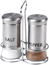 Cuisine Art 2-Piece Salt & Pepper Shaker Set - 150ml Glass Spice Jars with Stainless Steel Lids - Al Kabayel Discount CentreCuisine Art 2-Piece Salt & Pepper Shaker Set - 150ml Glass Spice Jars with Stainless Steel LidsKitchen Utensils & GadgetsCUSINE ARTAl Kabayel Discount Centre