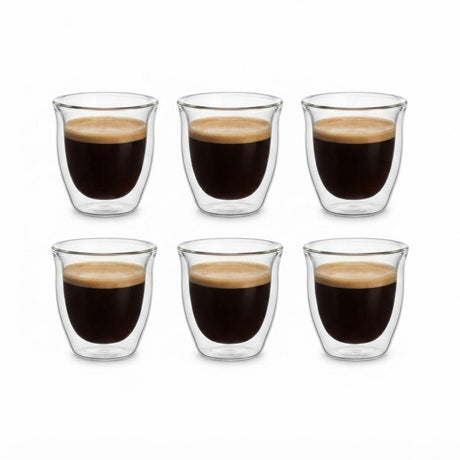 Cuisine Art Alda Double Wall Cawa Cup – 80ml | Set of 6 - Al Kabayel Discount CentreCuisine Art Alda Double Wall Cawa Cup – 80ml | Set of 6Tea SetsCUSINE ARTAl Kabayel Discount Centre