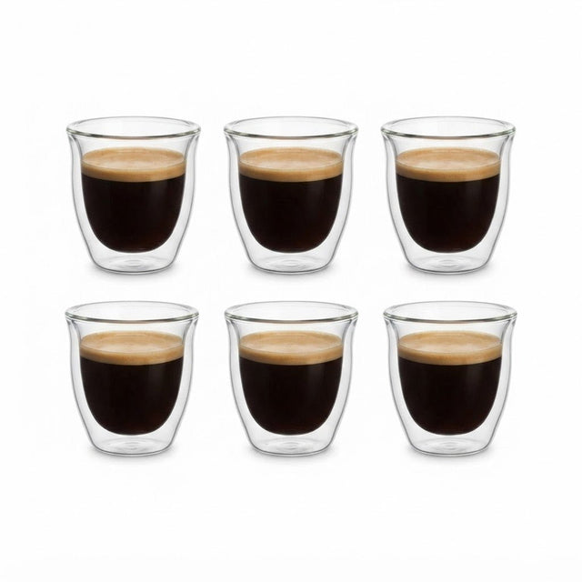 Cuisine Art Alda Double Wall Cawa Cup – 80ml | Set of 6 - Al Kabayel Discount CentreCuisine Art Alda Double Wall Cawa Cup – 80ml | Set of 6Tea SetsCUSINE ARTAl Kabayel Discount Centre
