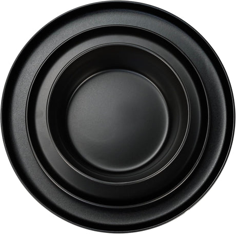 Cuisine Art BOLA 12 - Piece Stoneware Crockery Dinner Set, Black - Modern Service for 4 - Includes Dinner Plates, Dessert Plates & Bowls - Durable Ceramic Tableware for Everyday Dining & Entertaining - Al Kabayel Discount CentreCuisine Art BOLA 12 - Piece Stoneware Crockery Dinner Set, Black - Modern Service for 4 - Includes Dinner Plates, Dessert Plates & Bowls - Durable Ceramic Tableware for Everyday Dining & EntertainingDinnerware SetsCUISINE ARTAl Kabayel Discount Centre