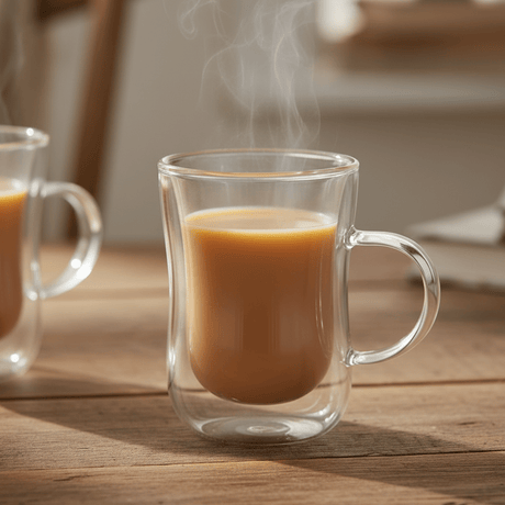 Cuisine Art Double Wall Glass Cups 100ml | Set of 2 - Al Kabayel Discount CentreCuisine Art Double Wall Glass Cups 100ml | Set of 2Tea CupsCUSINE ARTAl Kabayel Discount Centre