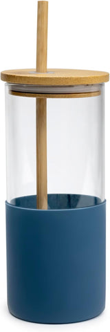 Cuisine Art Moda Glass Bottle Glass Tumbler Glass Water Bottle Straw Silicone Protective Sleeve Bamboo Lid - BPA Free - 350ML - Al Kabayel Discount CentreCuisine Art Moda Glass Bottle Glass Tumbler Glass Water Bottle Straw Silicone Protective Sleeve Bamboo Lid - BPA Free - 350MLWater BottlesCUISINE ARTAl Kabayel Discount Centre