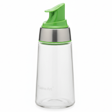Cuisine Art Premium Glass Oil & Vinegar Dispenser Bottle with Leak - Proof Green Plastic Top – 250ml Capacity - Al Kabayel Discount CentreCuisine Art Premium Glass Oil & Vinegar Dispenser Bottle with Leak - Proof Green Plastic Top – 250ml CapacityKitchen Utensils & GadgetsCUSINE ARTAl Kabayel Discount Centre