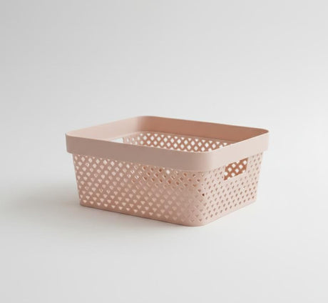 CURVER 11 Litre Plastic Storage Basket – 35x26x13 cm Organizer Basket, Pink Color for Home & Office - Al Kabayel Discount CentreCURVER 11 Litre Plastic Storage Basket – 35x26x13 cm Organizer Basket, Pink Color for Home & OfficeOrganizers & AccessoriesCURVERAl Kabayel Discount Centre