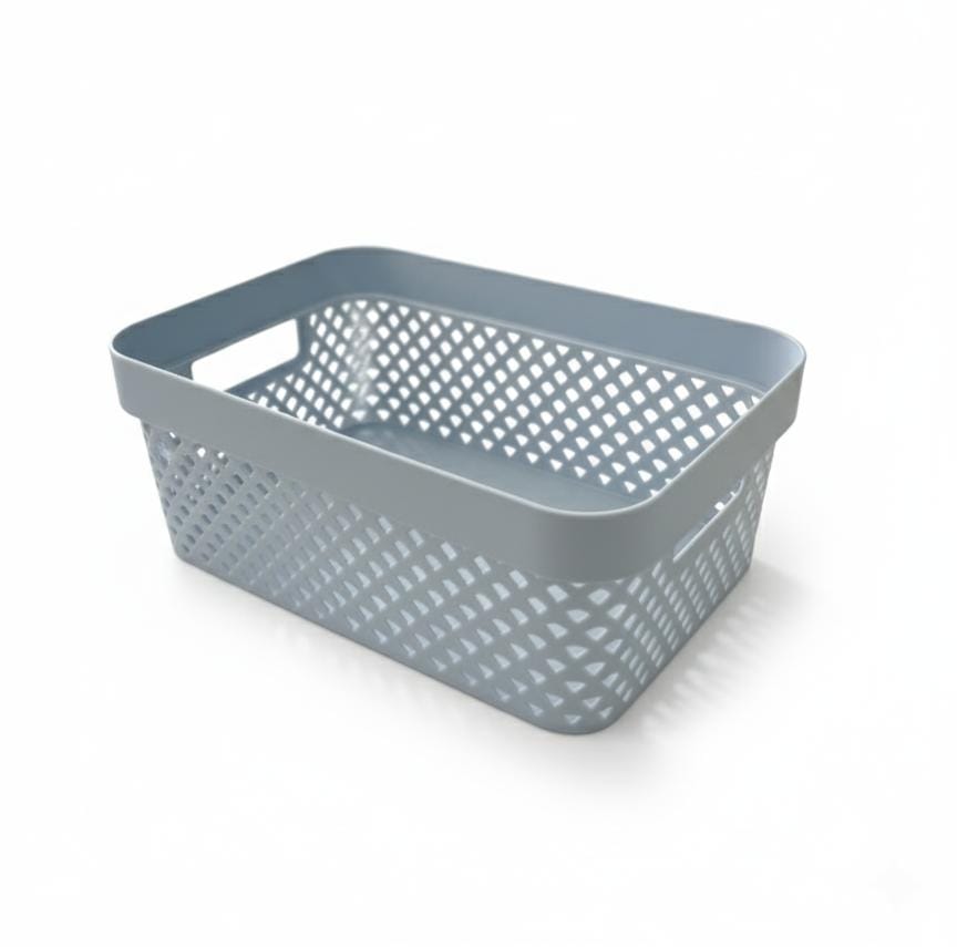 CURVER 11 Litre Plastic Storage Basket – 35x26x13 cm Organizer, Sky Blue Color for Laundry & Home Use - Al Kabayel Discount CentreCURVER 11 Litre Plastic Storage Basket – 35x26x13 cm Organizer, Sky Blue Color for Laundry & Home UseOrganizers & AccessoriesCURVERAl Kabayel Discount Centre
