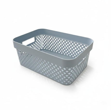 CURVER 11 Litre Plastic Storage Basket – 35x26x13 cm Organizer, Sky Blue Color for Laundry & Home Use - Al Kabayel Discount CentreCURVER 11 Litre Plastic Storage Basket – 35x26x13 cm Organizer, Sky Blue Color for Laundry & Home UseOrganizers & AccessoriesCURVERAl Kabayel Discount Centre