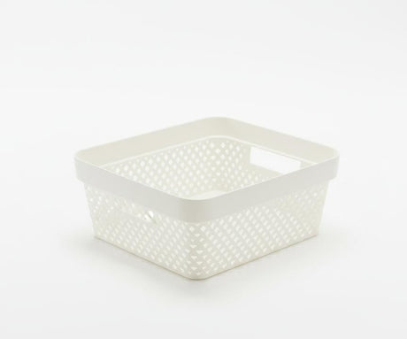 CURVER 11 Litre Plastic Storage Basket – Off White Organizer 35x26x13 cm for Kitchen & Closet Storage - Al Kabayel Discount CentreCURVER 11 Litre Plastic Storage Basket – Off White Organizer 35x26x13 cm for Kitchen & Closet StorageOrganizers & AccessoriesCURVERAl Kabayel Discount Centre