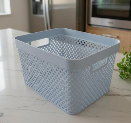CURVER 17 Litre Large Storage Basket – 35x26x22 cm Organizer, Sky Blue Color for Home & Office Storage - Al Kabayel Discount CentreCURVER 17 Litre Large Storage Basket – 35x26x22 cm Organizer, Sky Blue Color for Home & Office StorageOrganizers & AccessoriesCURVERAl Kabayel Discount Centre