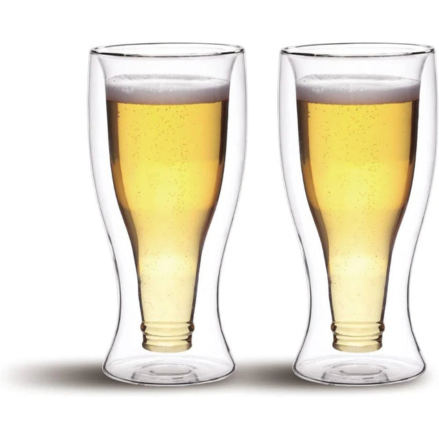 CUSINE ART 2pcs Double walled Tumbler Cups 370ml - Al Kabayel Discount CentreCUSINE ART 2pcs Double walled Tumbler Cups 370mlDrinkware SetsCUSINE ARTAl Kabayel Discount Centre