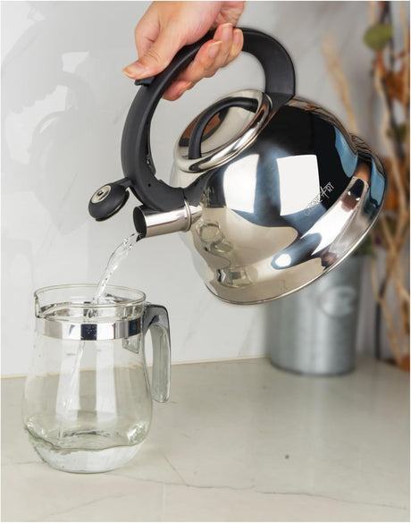 CUSINE ART Clara Whistling Kettle 2.5 Liter - Al Kabayel Discount CentreCUSINE ART Clara Whistling Kettle 2.5 LiterTea/Coffee PotsCUSINE ARTAl Kabayel Discount Centre